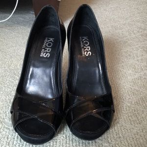 Black Kors by Michael Kors heels